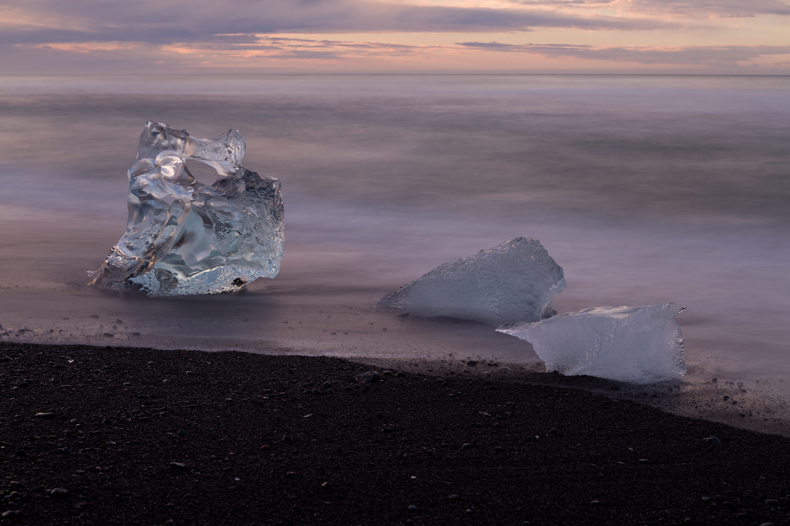 Morgens am Diamond Beach