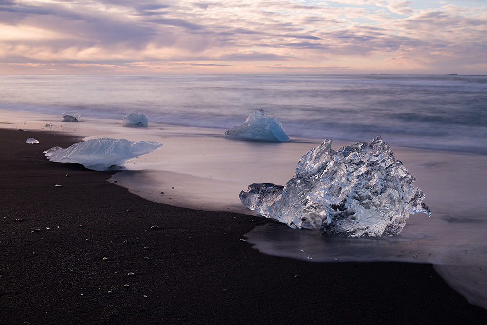 Morgens am Diamond Beach