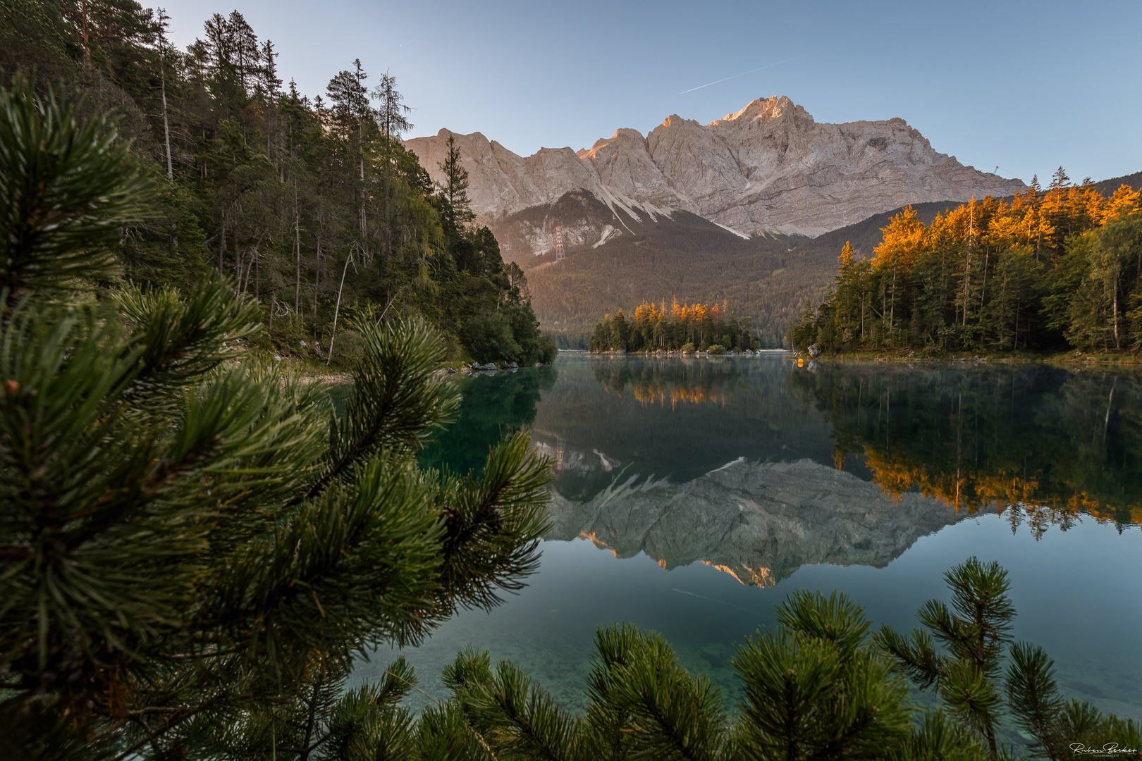 Morgens am Eibsee