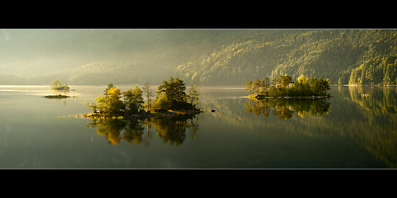 Morgens am Eibsee