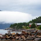 Morgens am Fjord