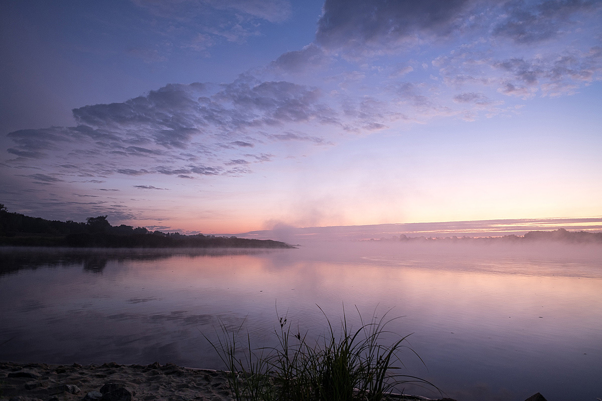 Morgens am Fluss