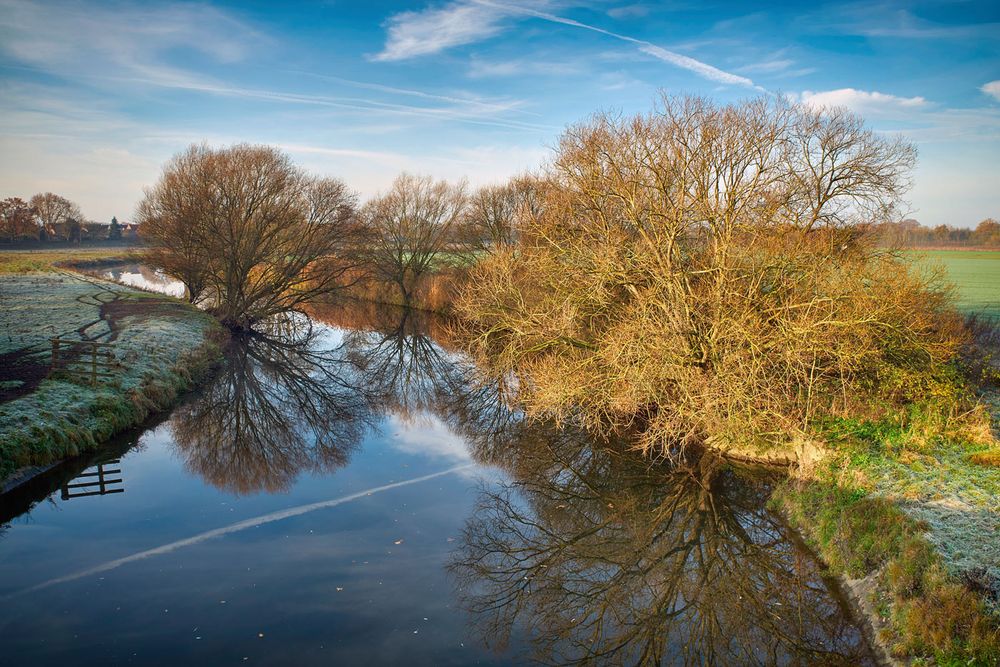 Morgens am Fluss