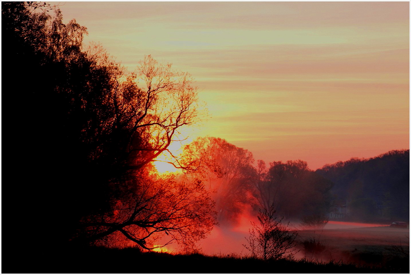 Morgens am Fluß