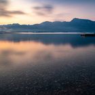 Morgens am Forggensee im Allgäu