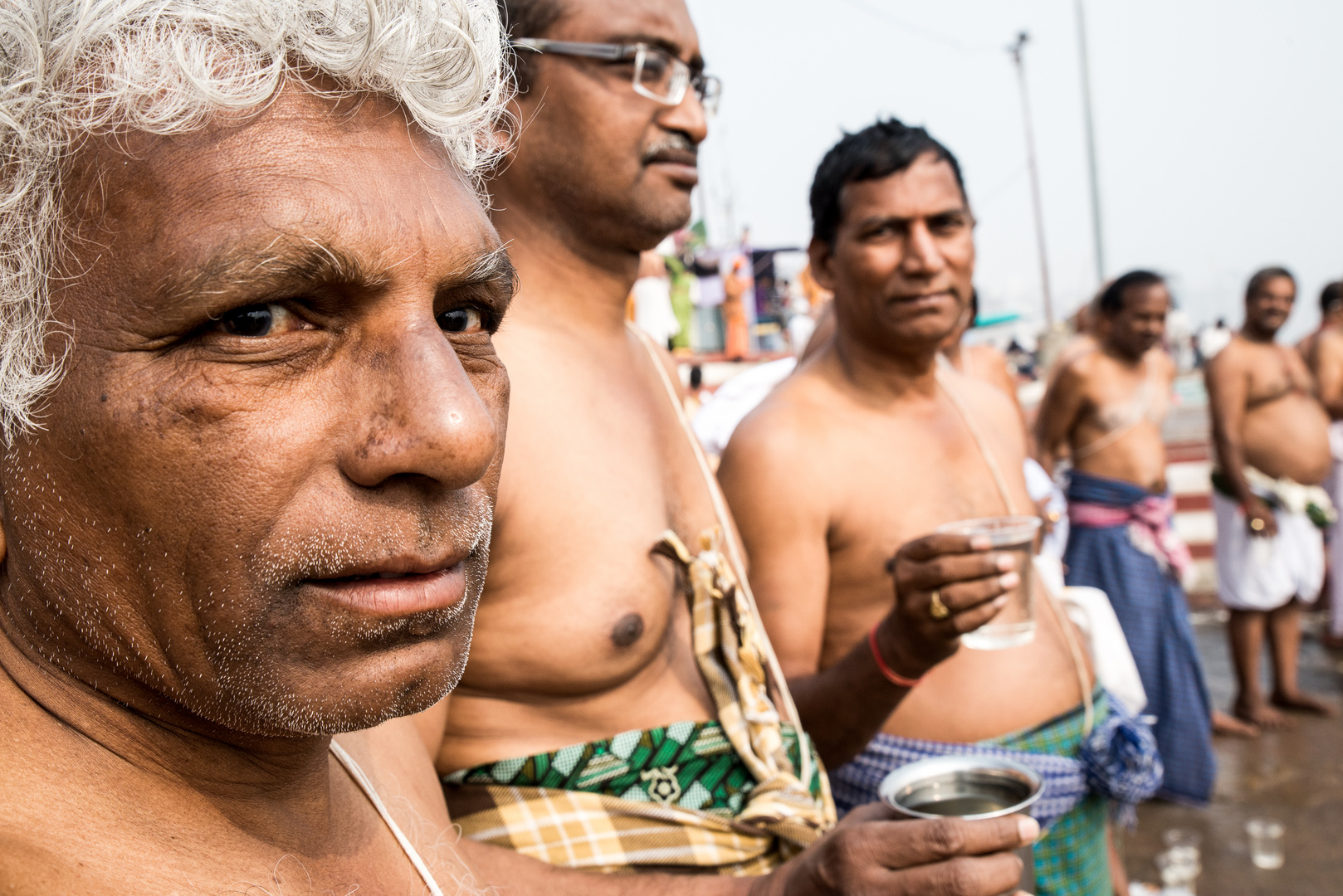 Morgens am Ganges