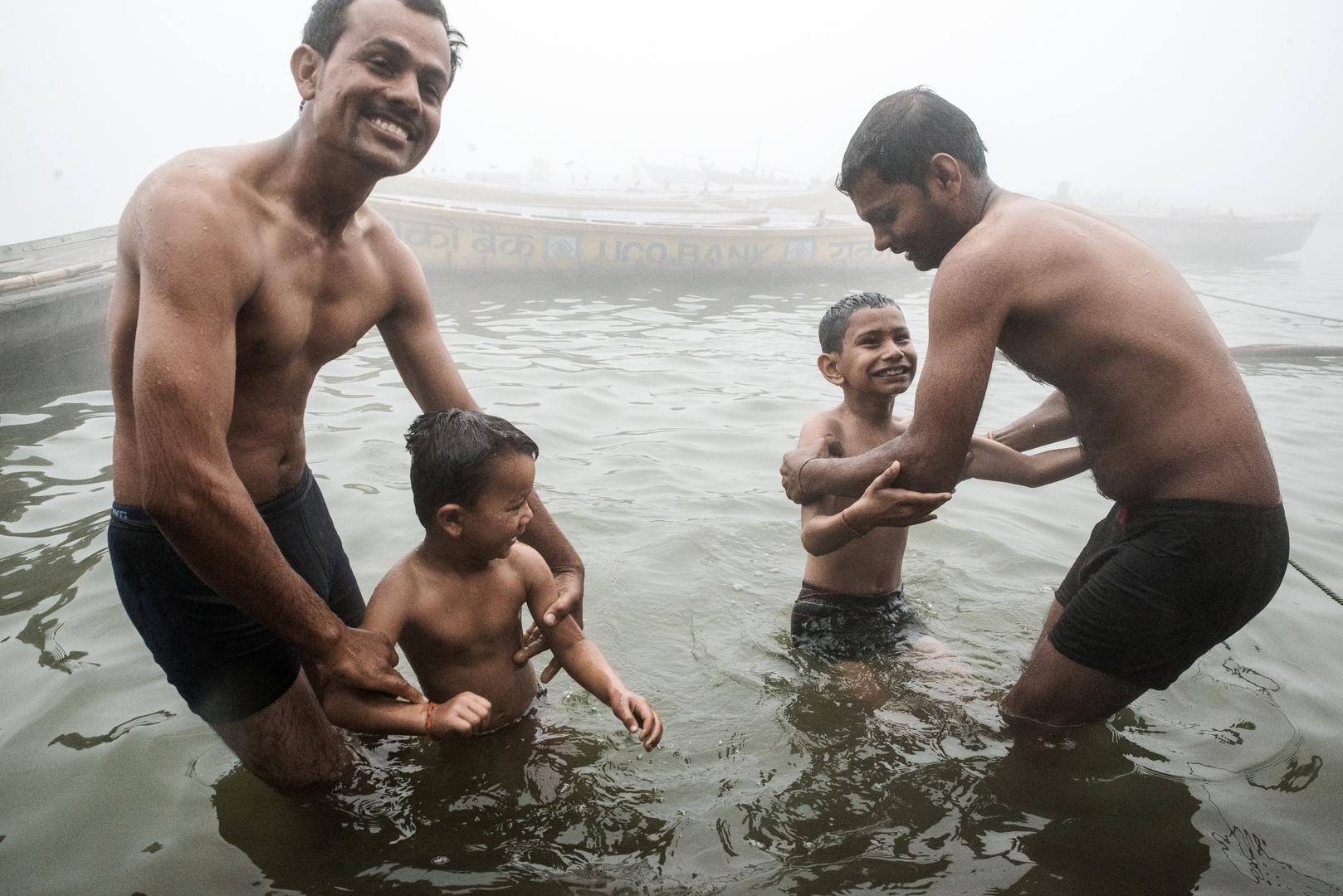 Morgens am Ganges