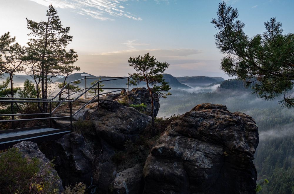 Morgens am Großstein