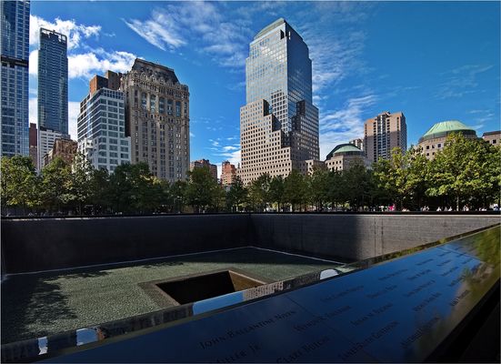 Morgens am Ground Zero