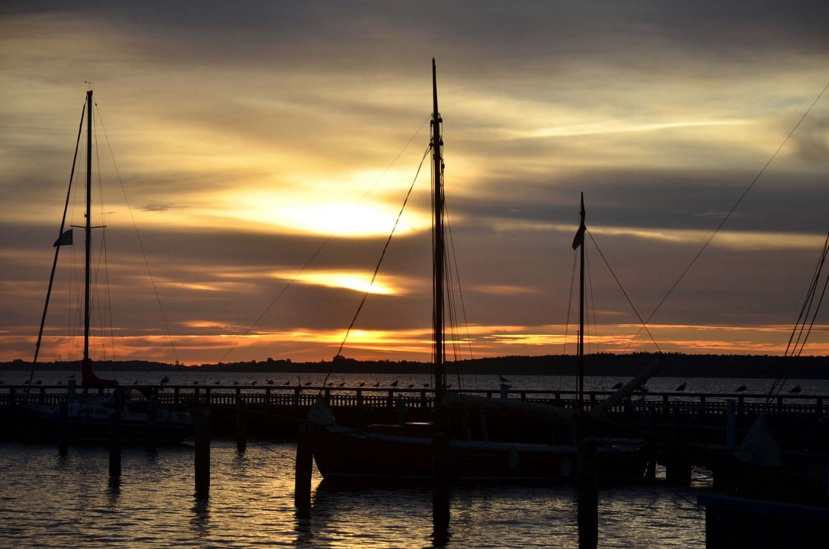 Morgens am Hafen