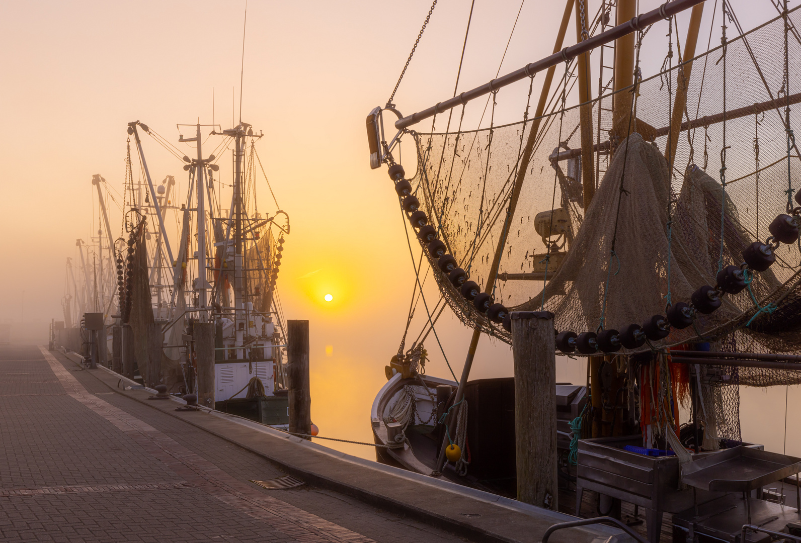 Morgens am Hafen