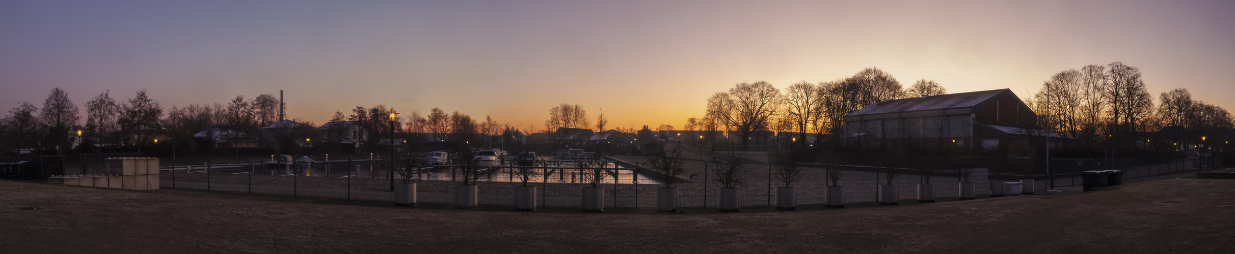 Morgens am Hafen