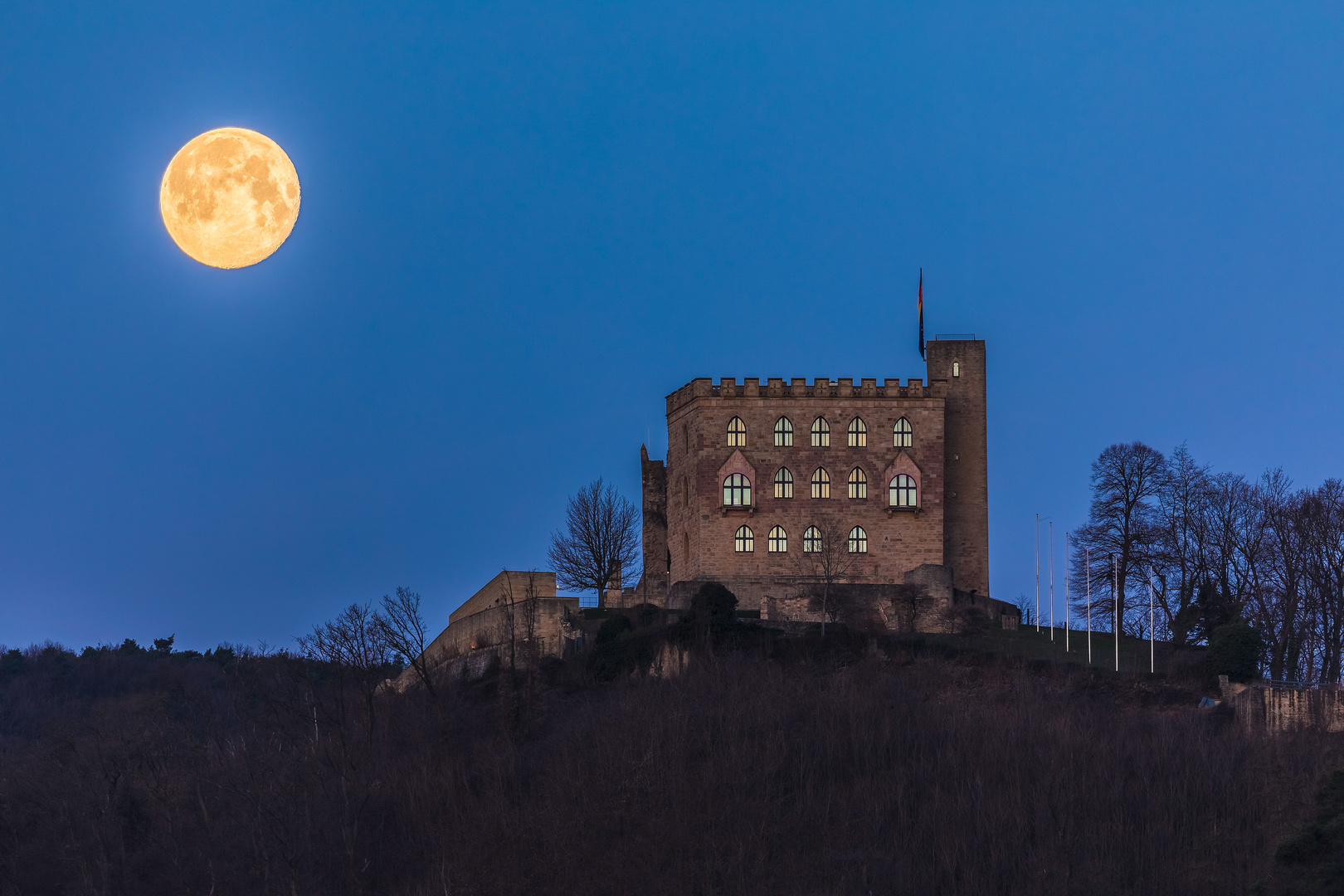 Morgens am Hambacher Schloss