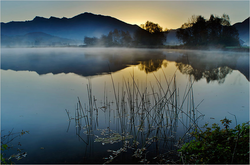 Morgens am Hirschlensee