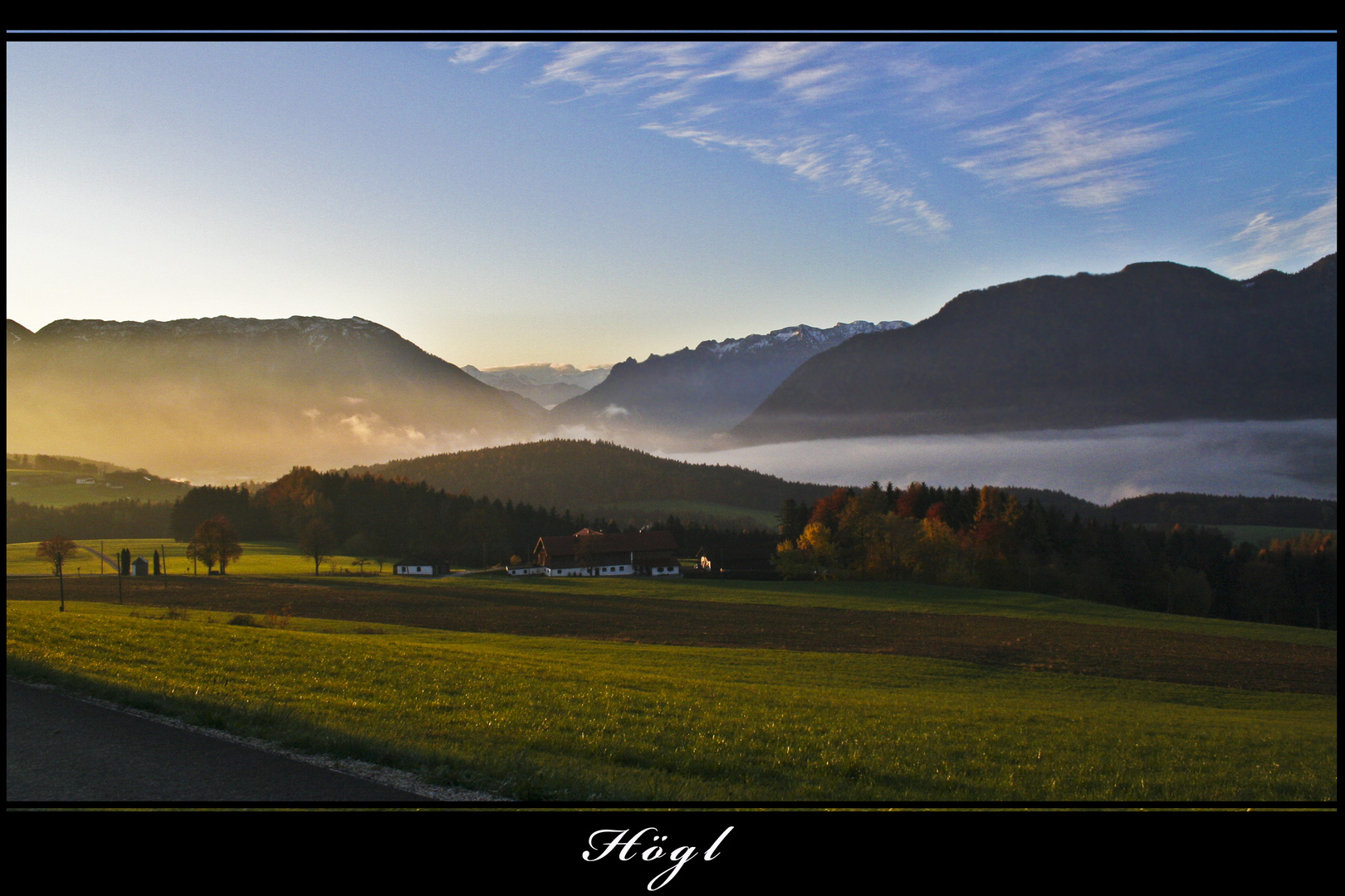 Morgens am Högl