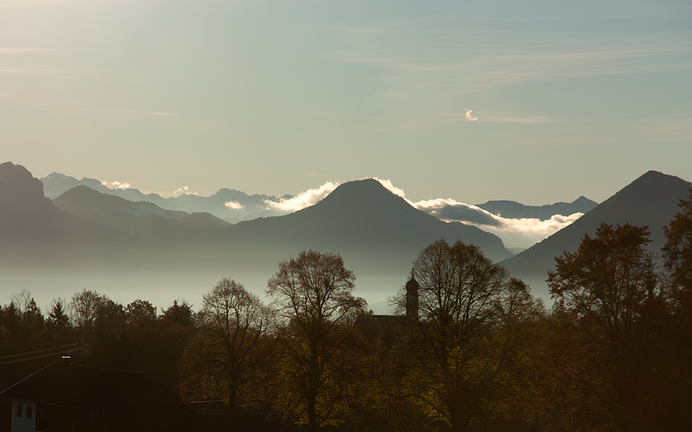 Morgens am Irschenberg