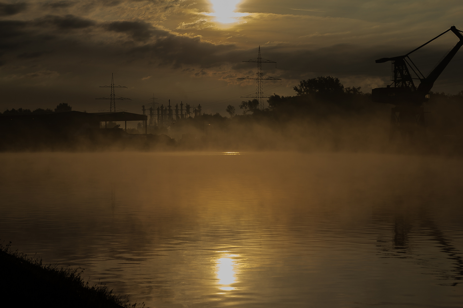 "Morgens am Kanal"