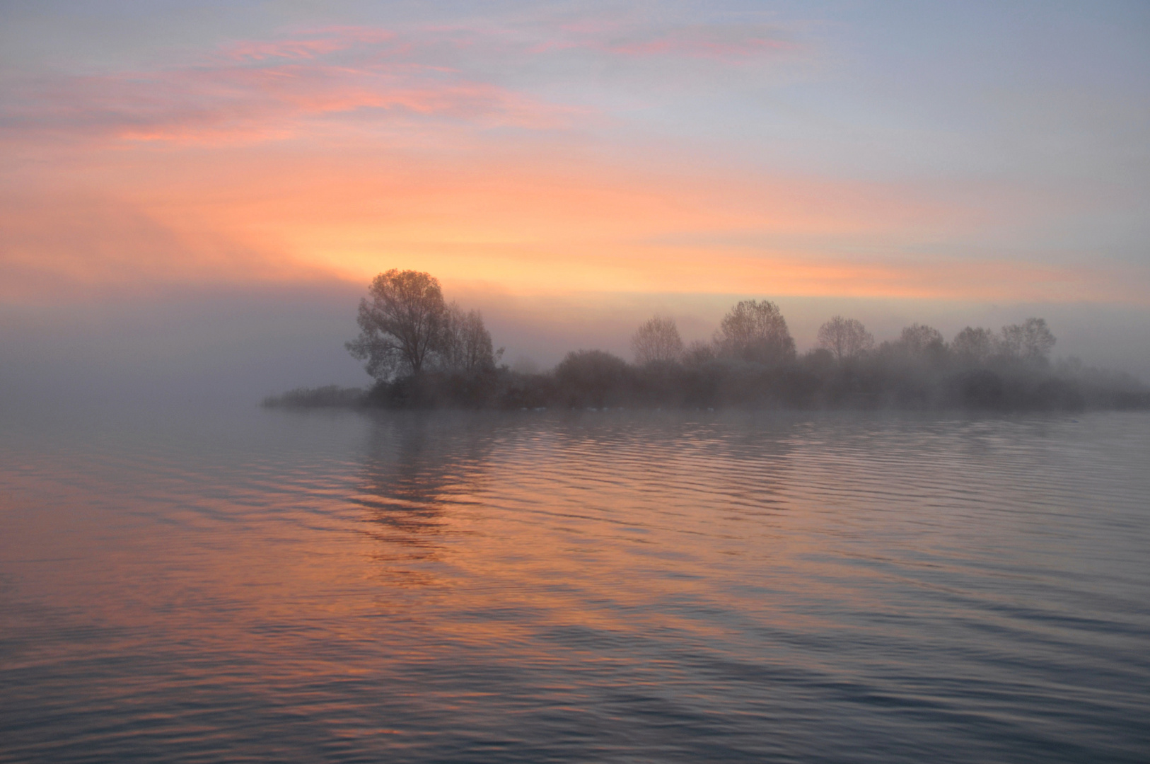 Morgens am Lac de Madine