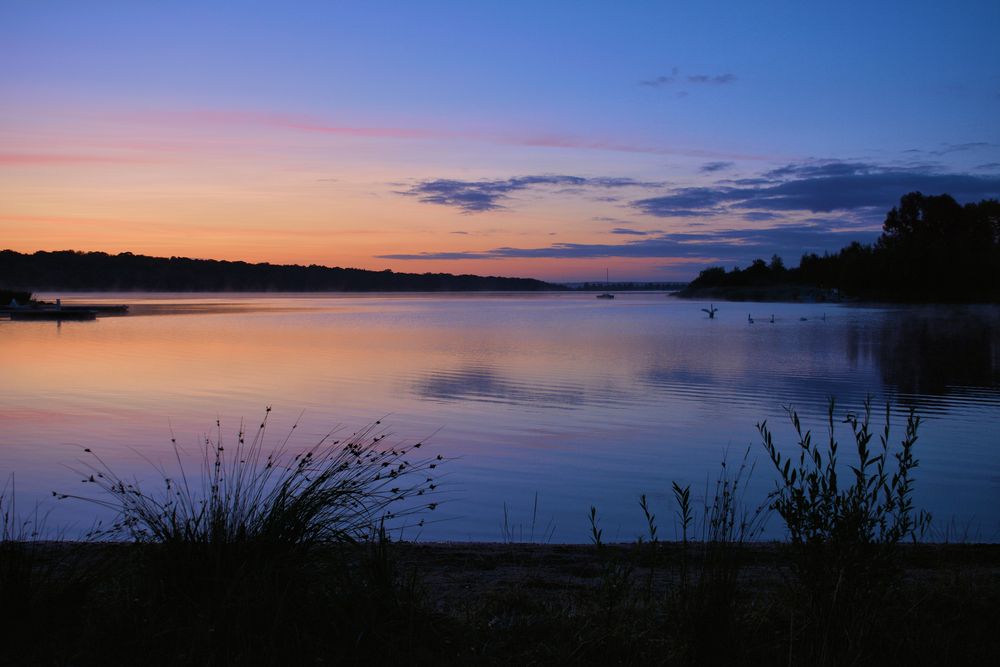 morgens am Lac de Madine