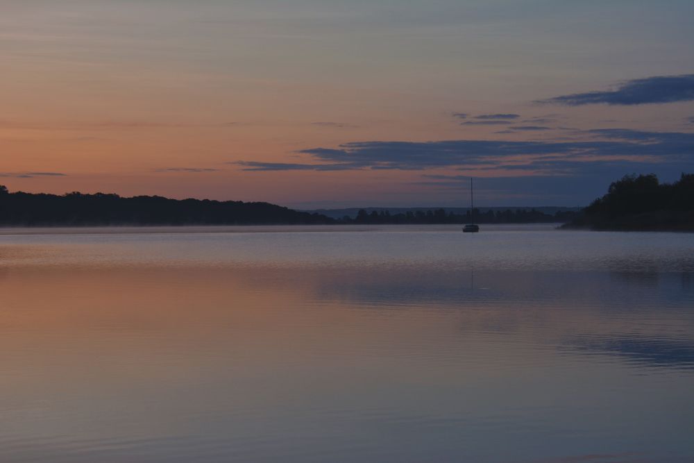 morgens am Lac de Madine