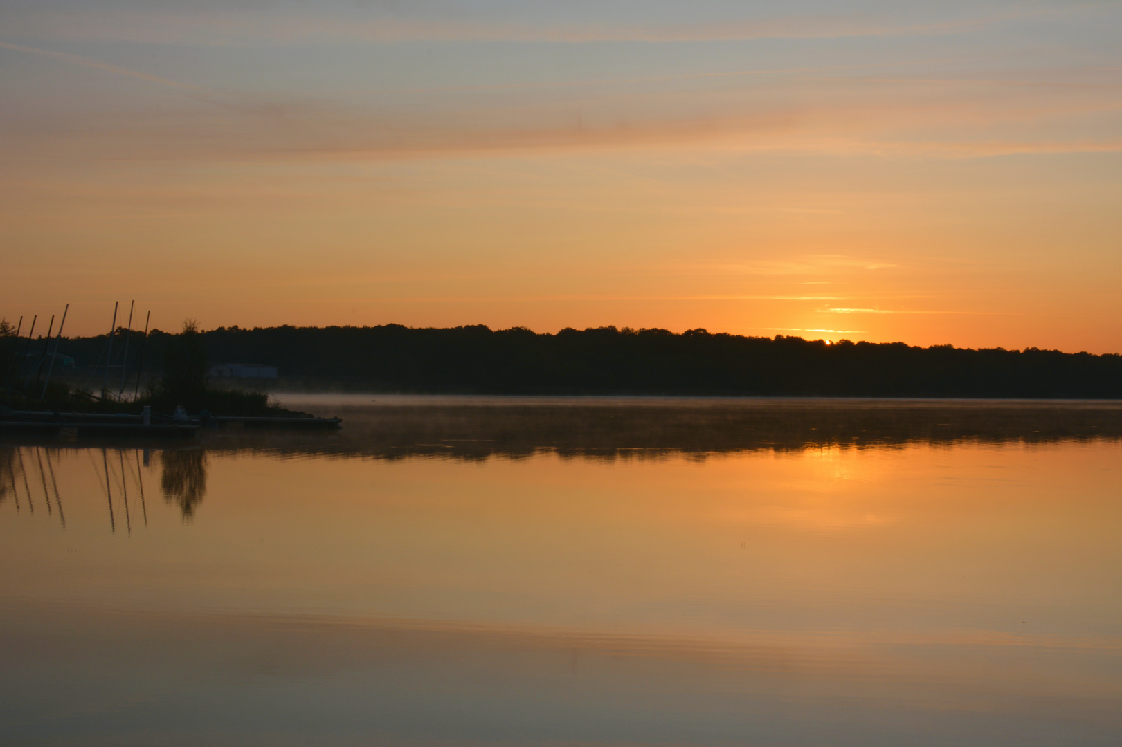 morgens am Lac de Madine