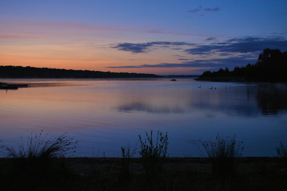 morgens am Lac de Madine