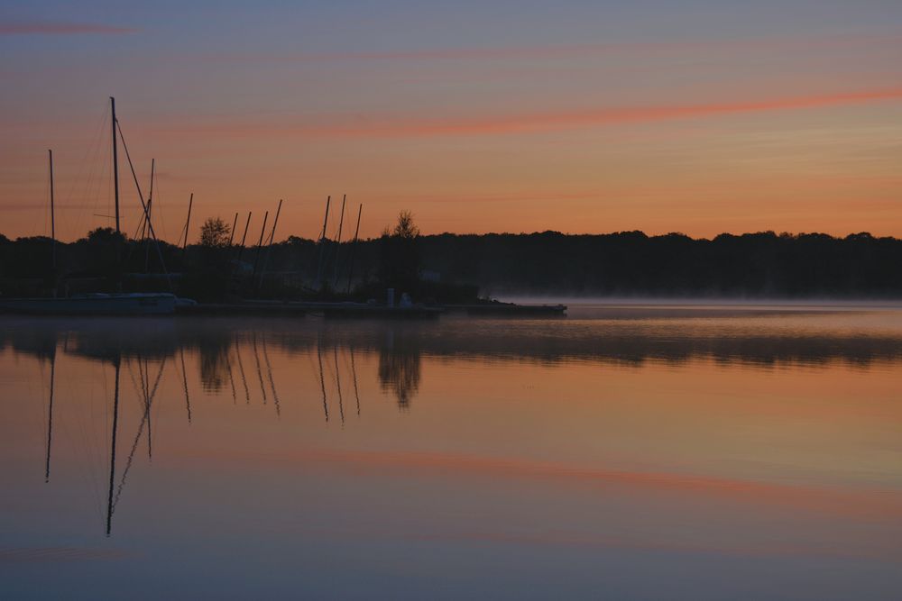 morgens am Lac de Madine