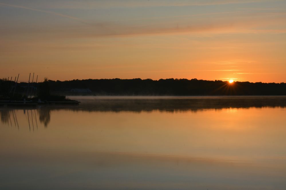 morgens am Lac de Madine