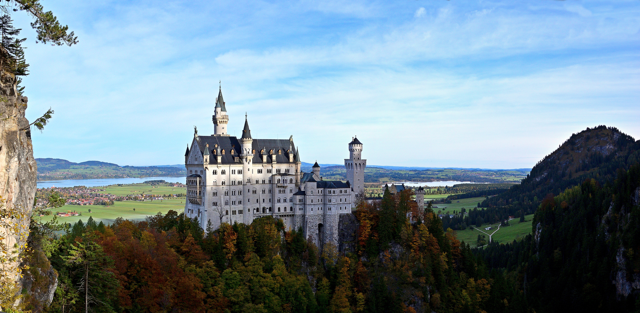 Morgens am Märchenschloß