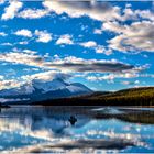 Morgens am Maligne Lake