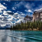 Morgens am Maligne Lake 8