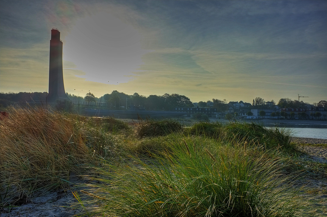 Morgens am Marineehrenmal