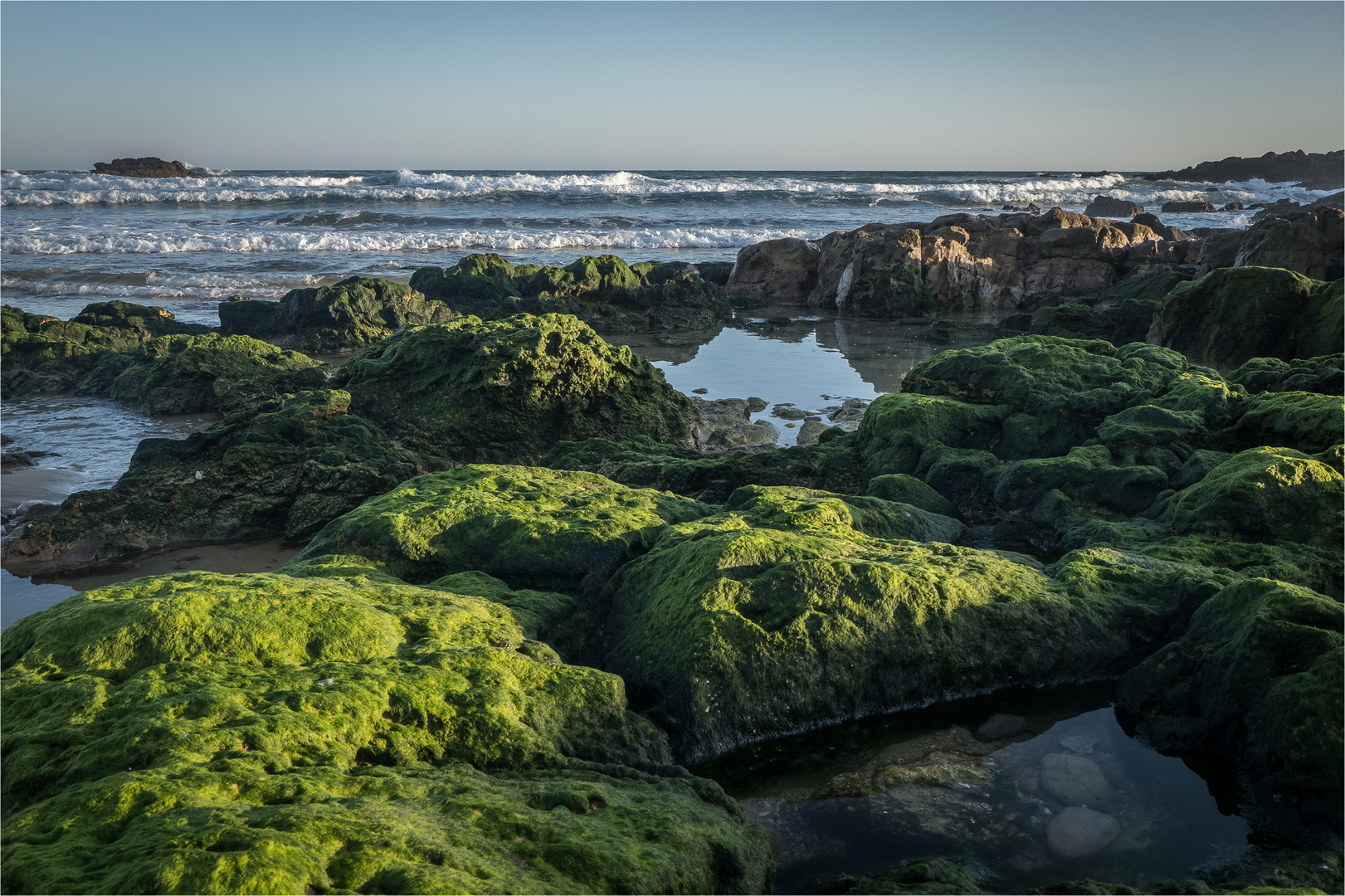 Morgens am Meer