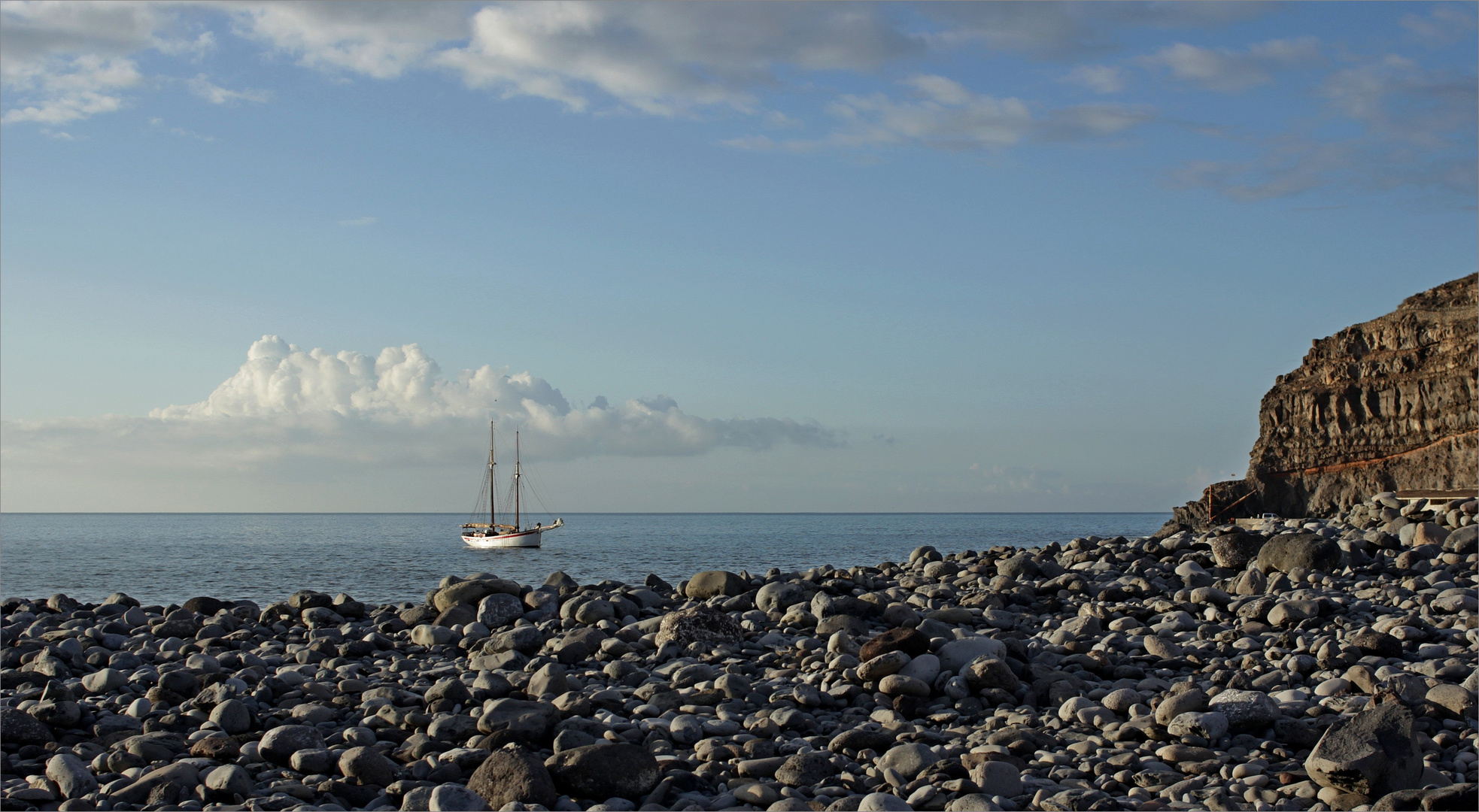 Morgens am Meer