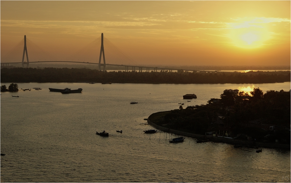 Morgens am Mekong