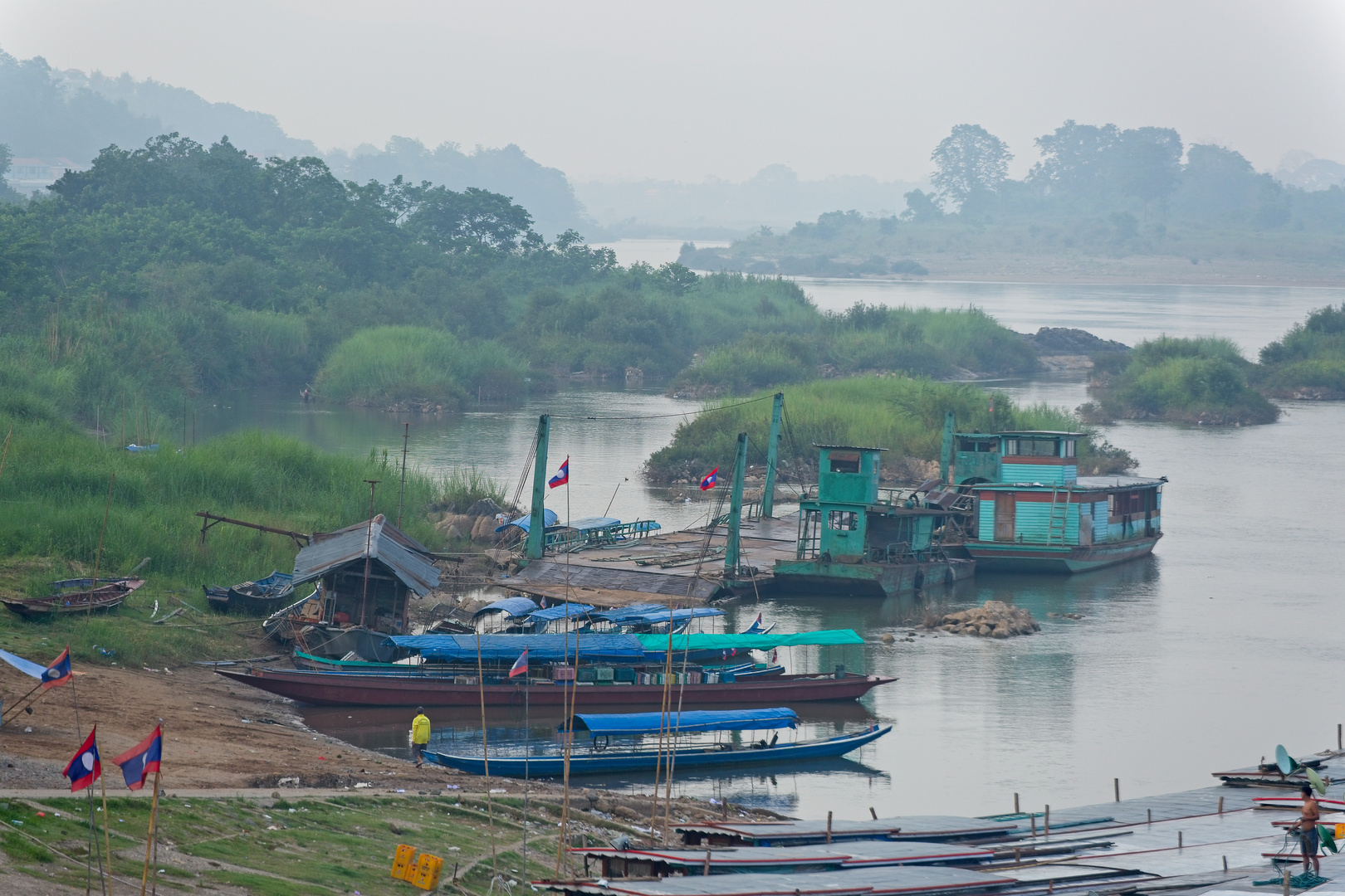 Morgens am Mekong