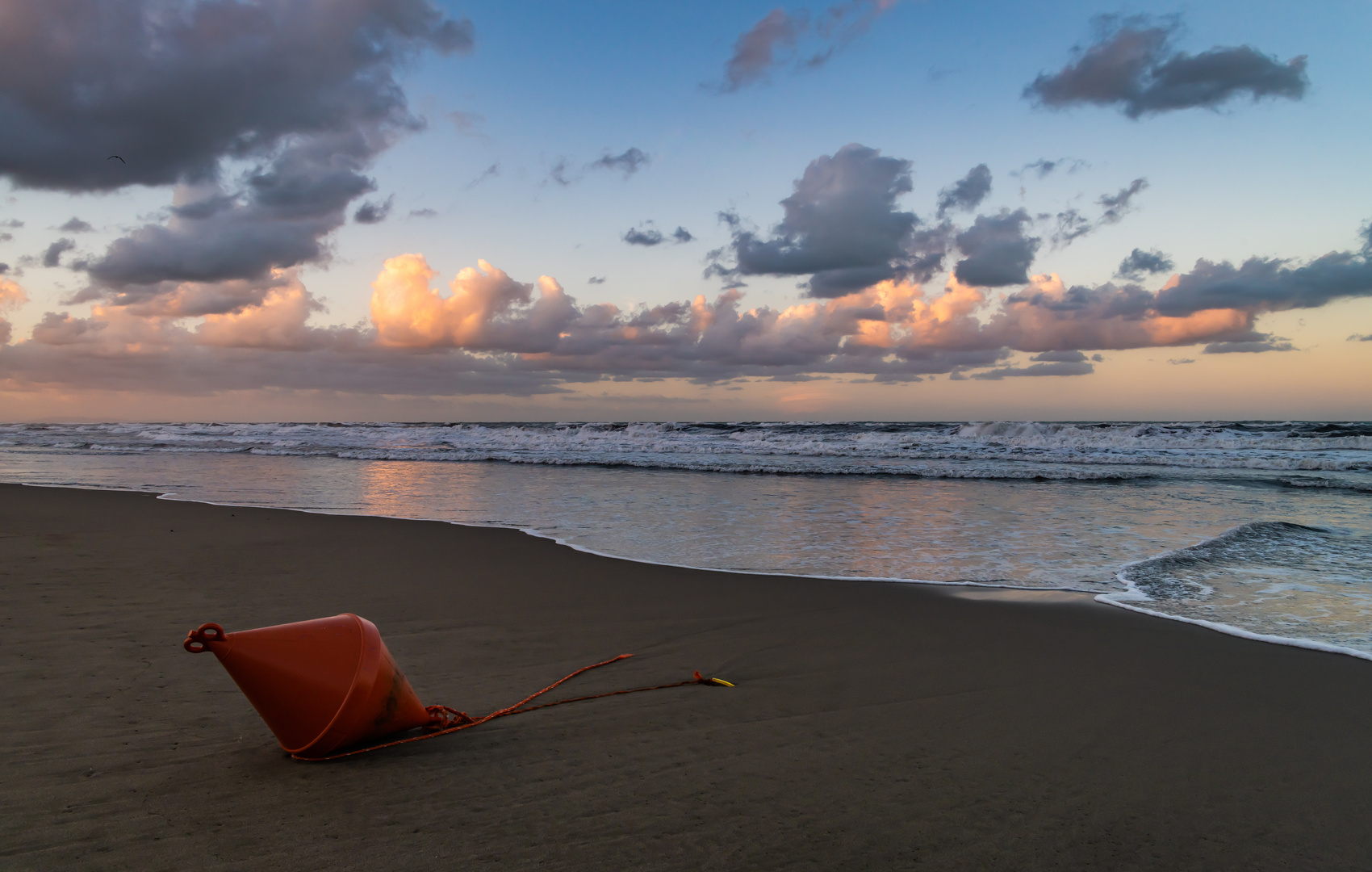 Morgens am Mittelmeer