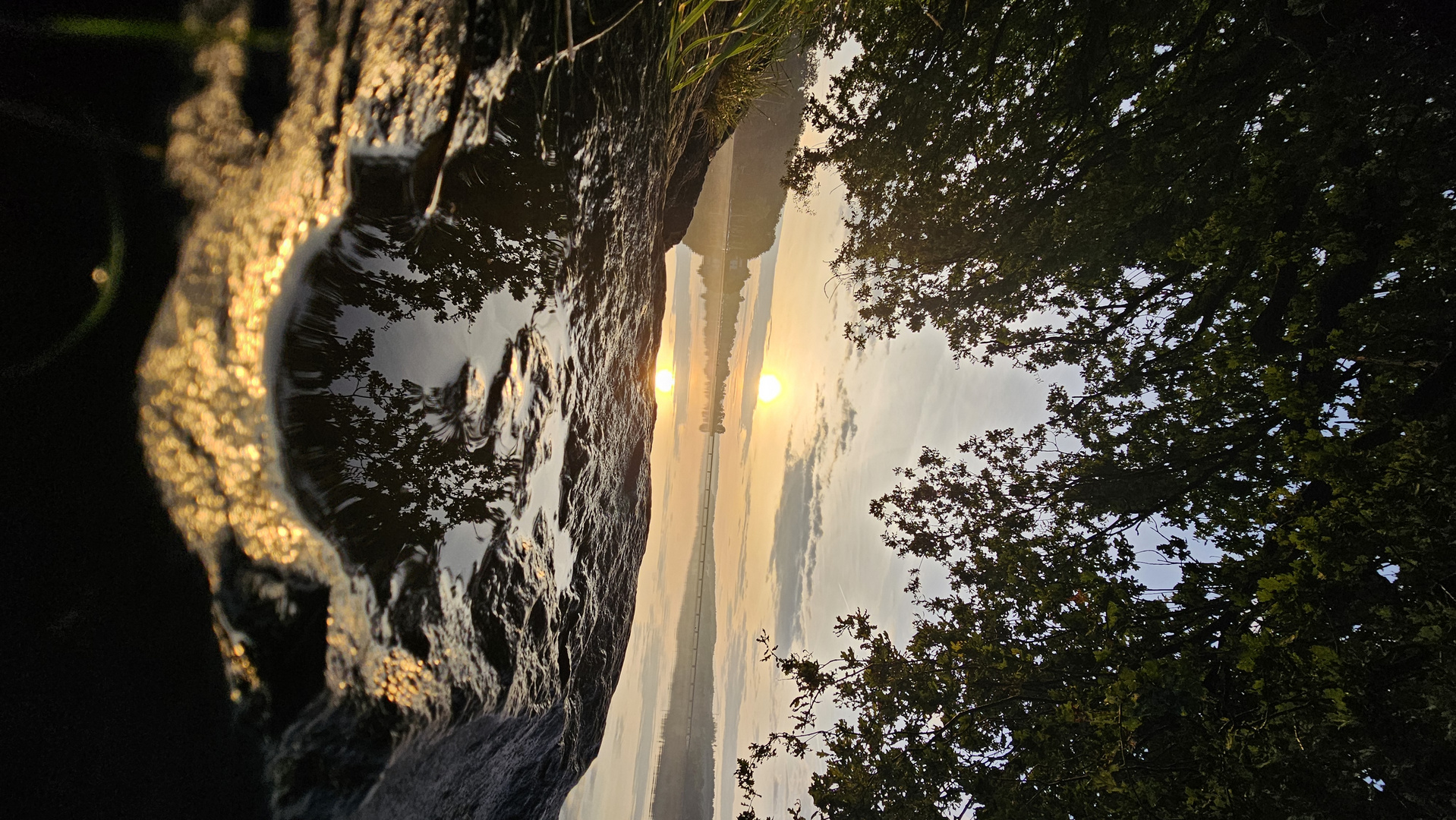 Morgens am Möhnesee