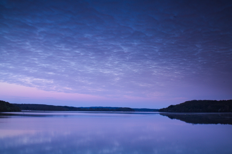 Morgens am Möhnesee