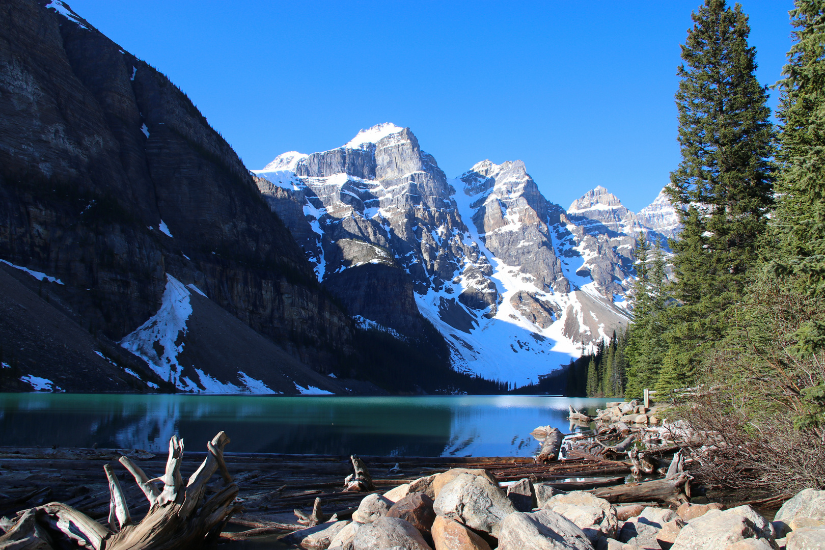 morgens am Moraine Lake