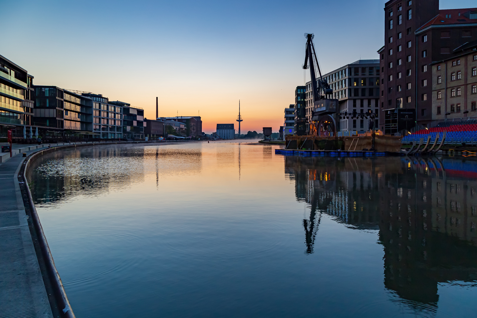 Morgens am MünsterHafen 