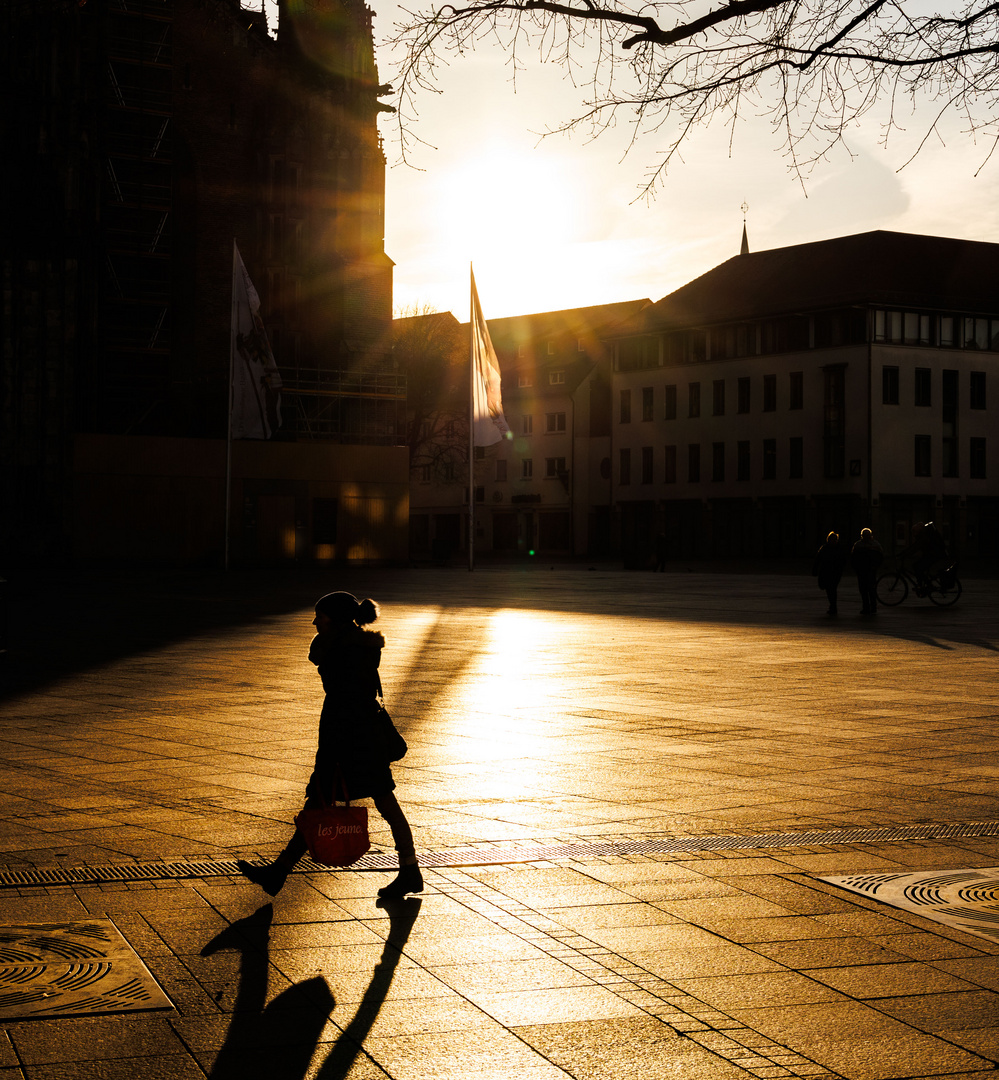 Morgens am Münsterplatz