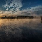 Morgens am Muldestausee