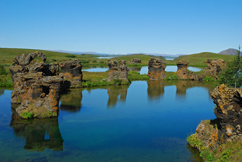 Morgens am Myvatn