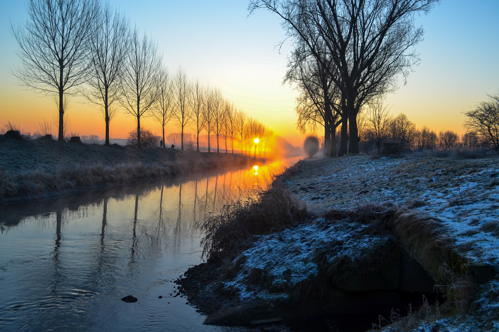 Morgens am Niederrhein