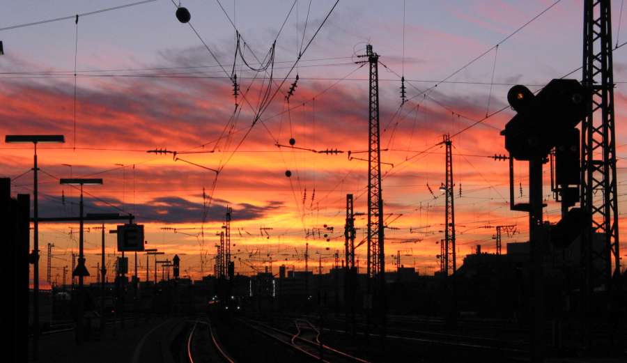 Morgens am Pasinger Bahnhof