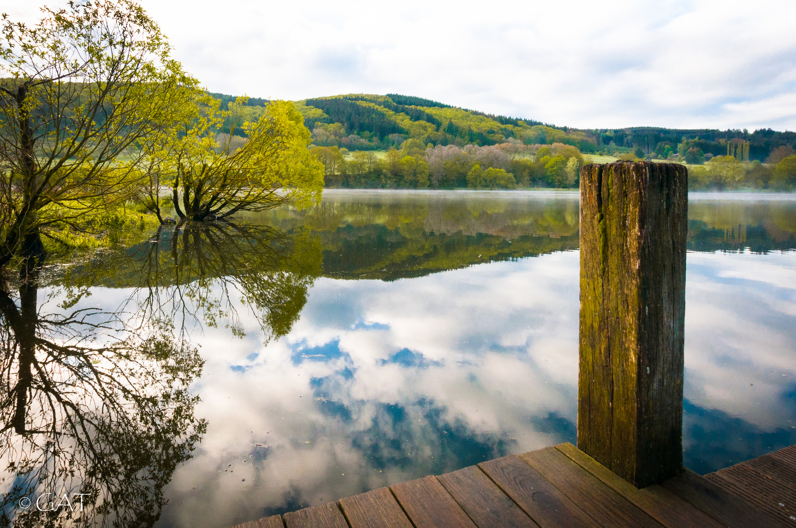 Morgens am Perfstausee