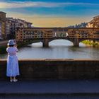 Morgens am Ponte Vecchio 