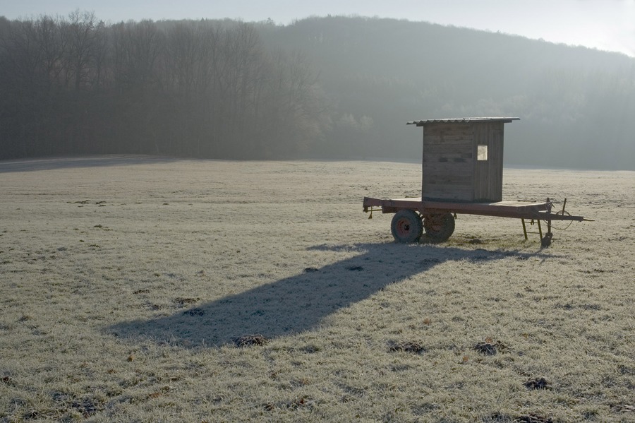 Morgens am Rande der Schwäbischen Alb