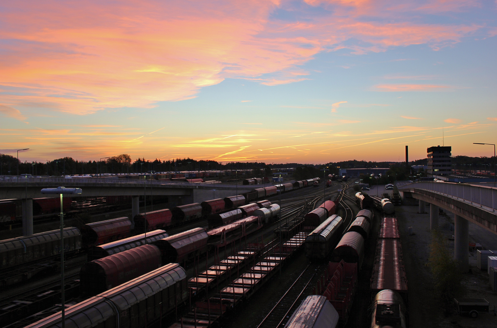 Morgens am Rangierbahnhof